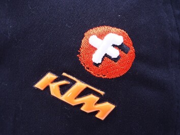 Embroidery + TPU logo